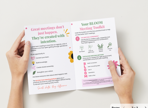BLOOM Staff Meeting Method - PRE-ORDER NOW!